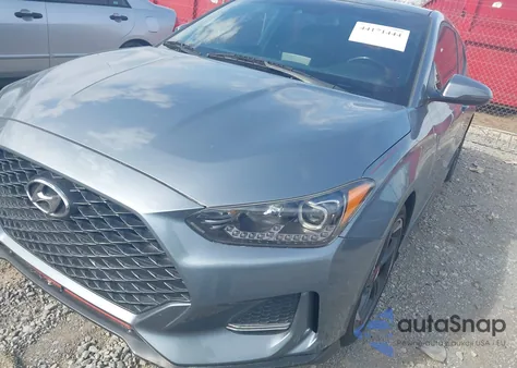 2019 Hyundai Veloster Turbo z USA, uszkodzony, nr VIN KMHTH6AB3KU007525